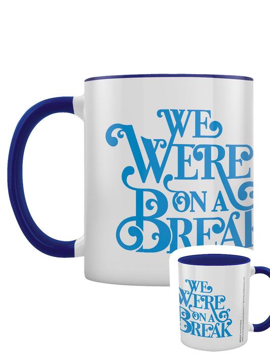 Friends (On a Break) Blue Coloured Inner Mug