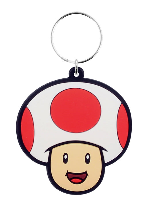 Super Mario Toad Keychain