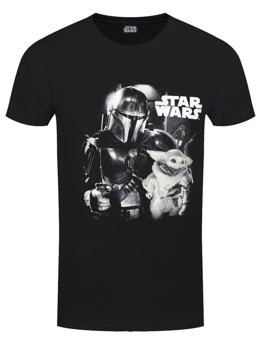 Star Wars Mandalorian Men's Black T-Shirt