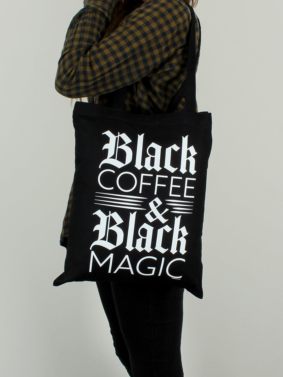 Black Coffee & Black Magic Tote Bag