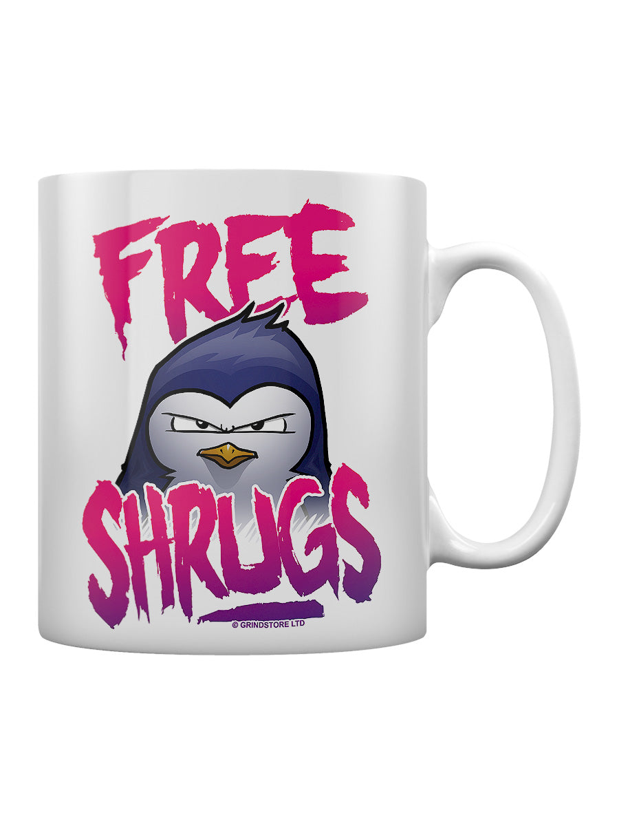 Psycho Penguin Free Shrugs Mug