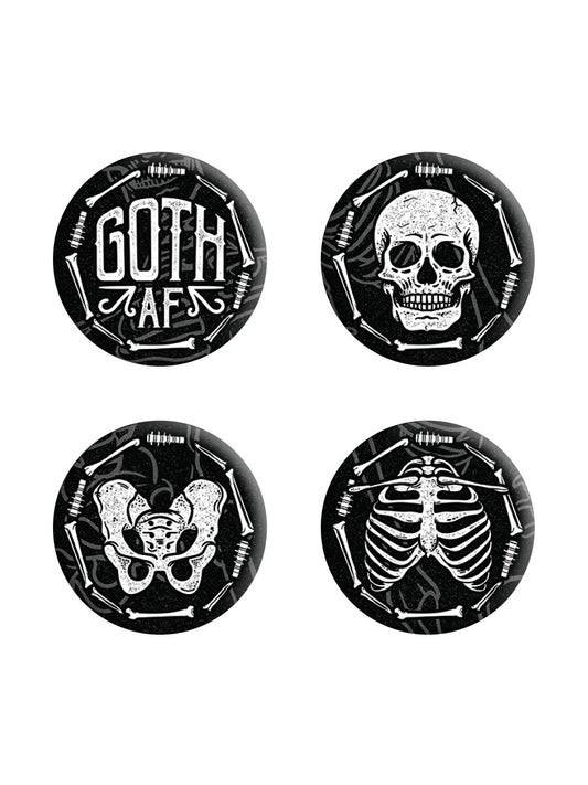 Goth AF Badge Pack