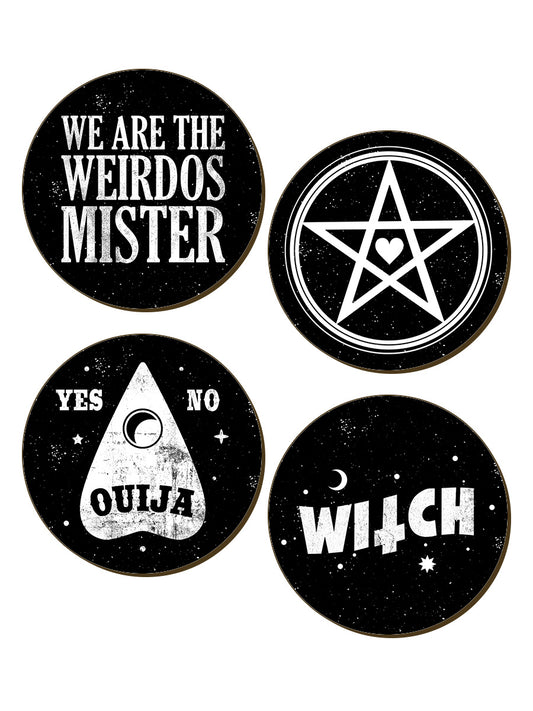 We Are The Weirdos Mister 4 Piece Coaster Set