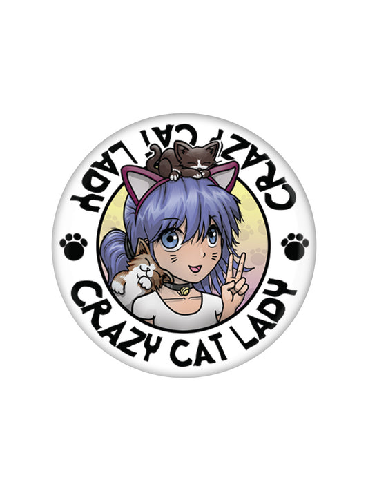 Crazy Cat Lady Badge