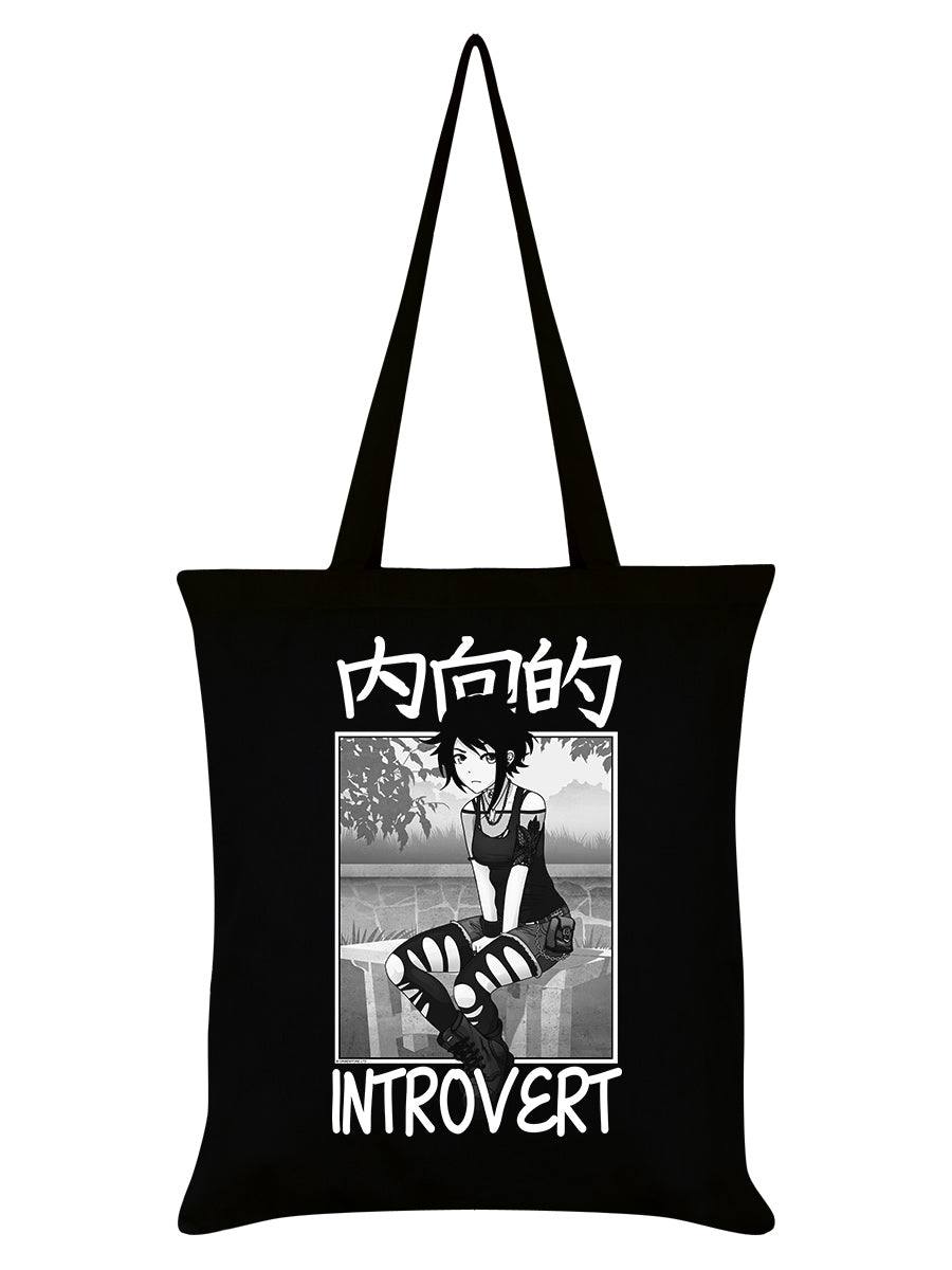 Tokyo Spirit Introvert Black Tote Bag
