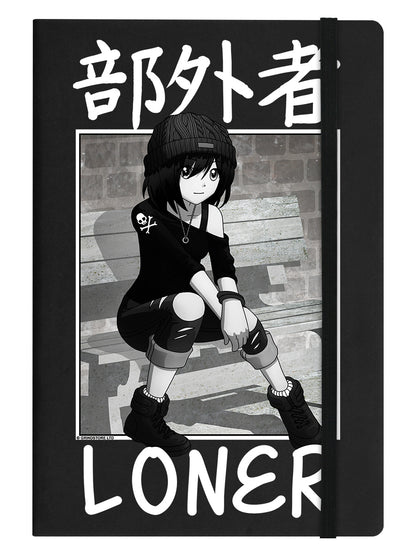Tokyo Spirit Loner Black A5 Hard Cover Notebook