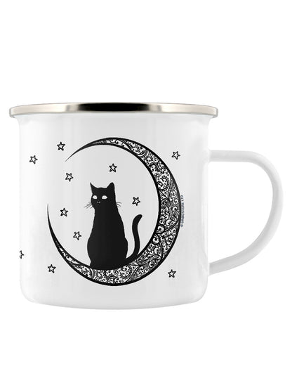 Celestial Kitten Enamel Mug
