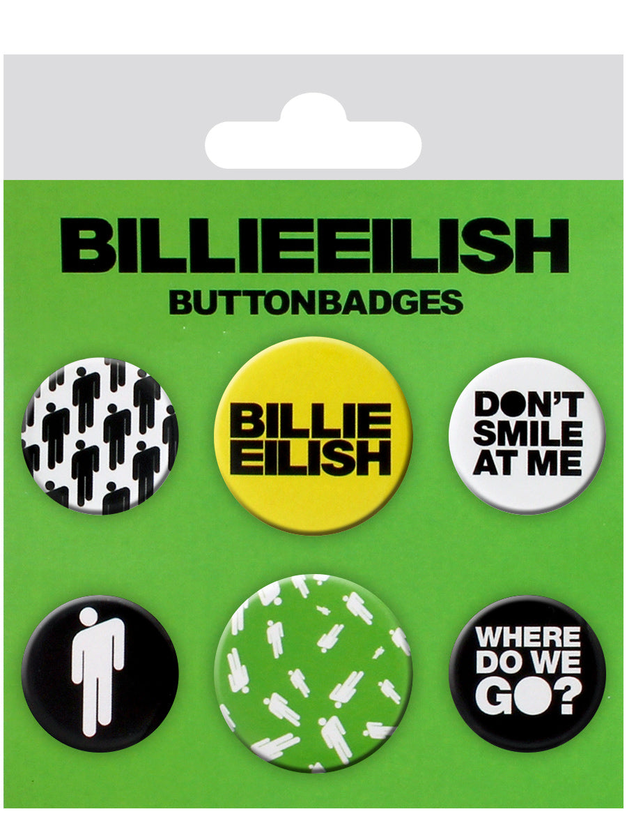 Billie Eilish Stickman Badge Pack