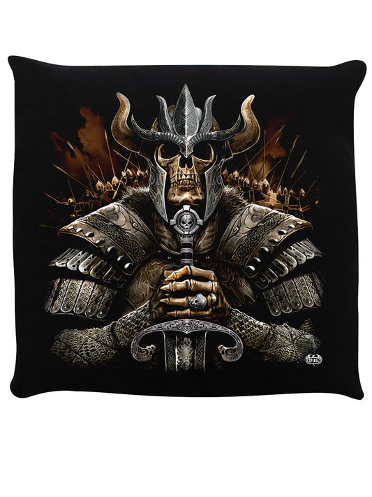 Spiral Viking Warrior Black Cushion