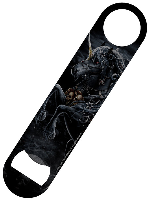 Spiral Dark Unicorn Bar Blade Bottle Opener