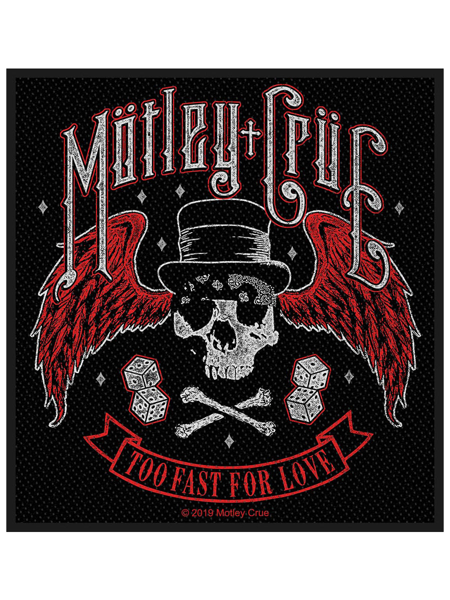 Motley Crue Too Fast For Love Patch