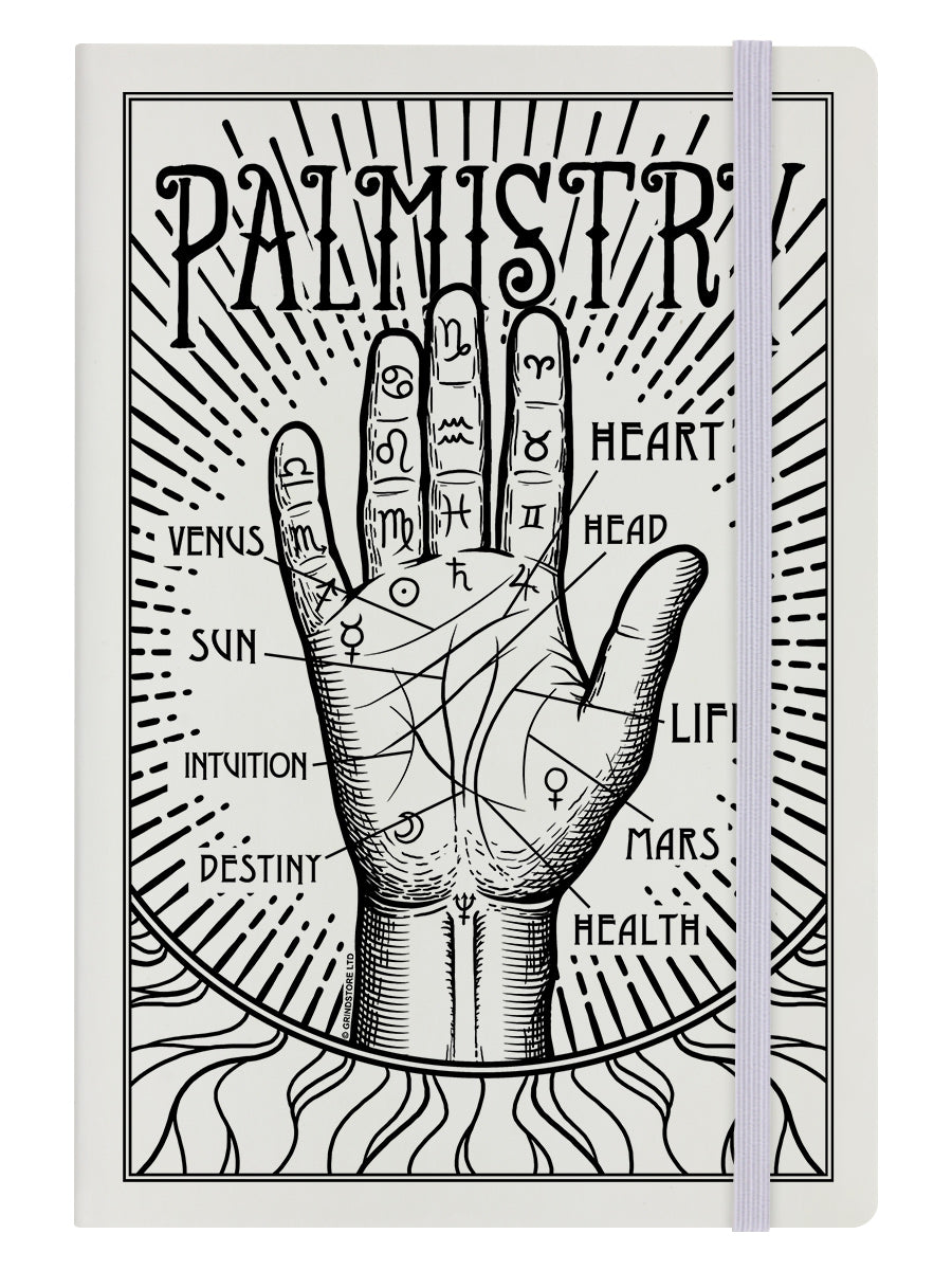 Palmistry Cream A5 Hard Cover Notebook