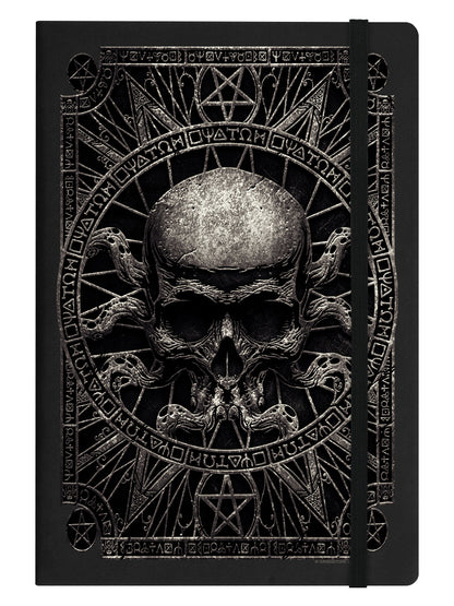 Pagan Skull Black A5 Hard Cover Notebook