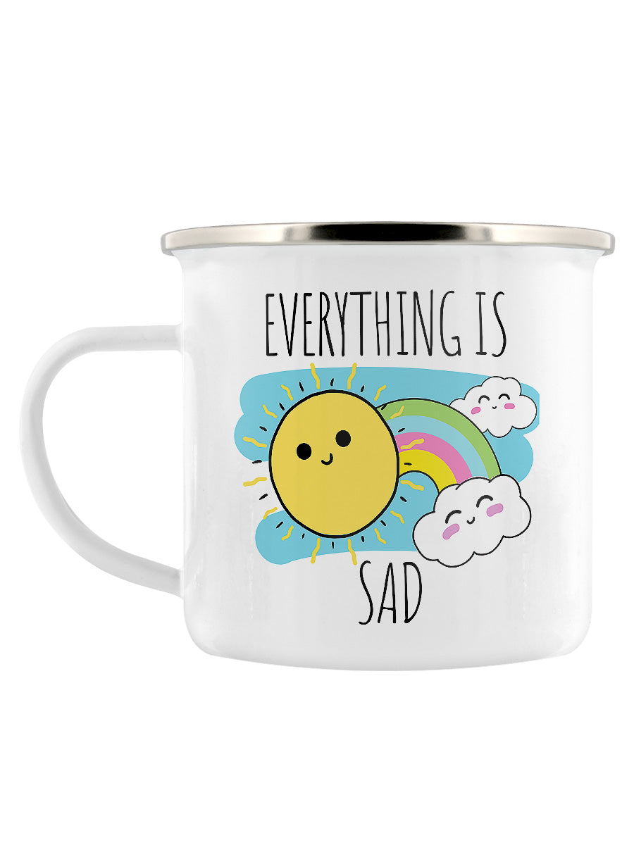 Everything Is Sad Enamel Mug