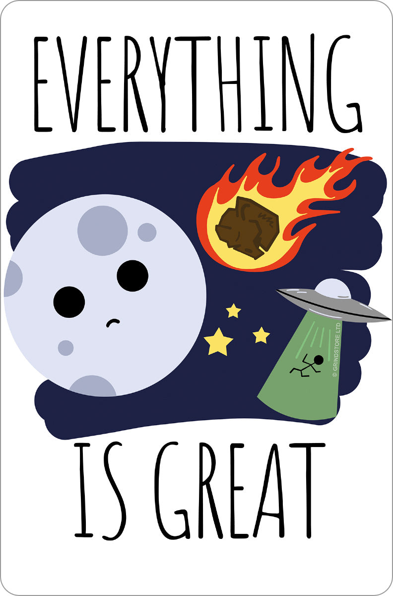 Everything Is Great Greet Tin Card