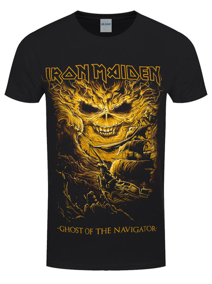 Iron Maiden Ghost Of The Navigator Men's Black T-Shirt