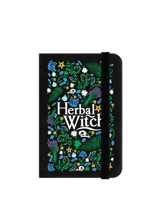 Herbal Witch Mini Black Notebook