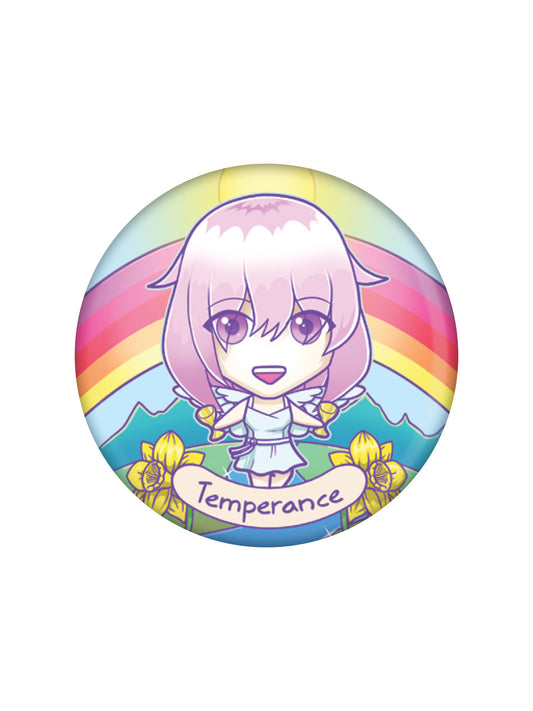 Deadly Tarot Kawaii Temperance Badge