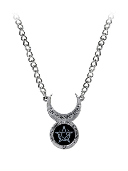 Alchemy Wiccan Sin Horned God Pendant