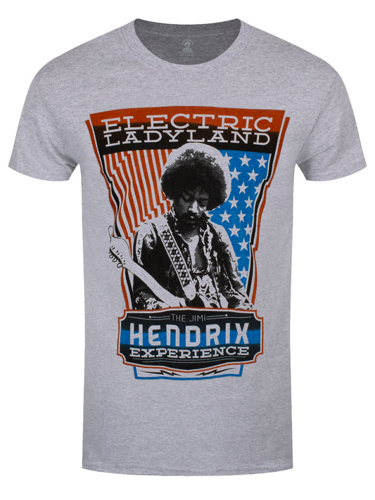 Jimi Hendrix Electric Ladyland Men's Grey T-Shirt