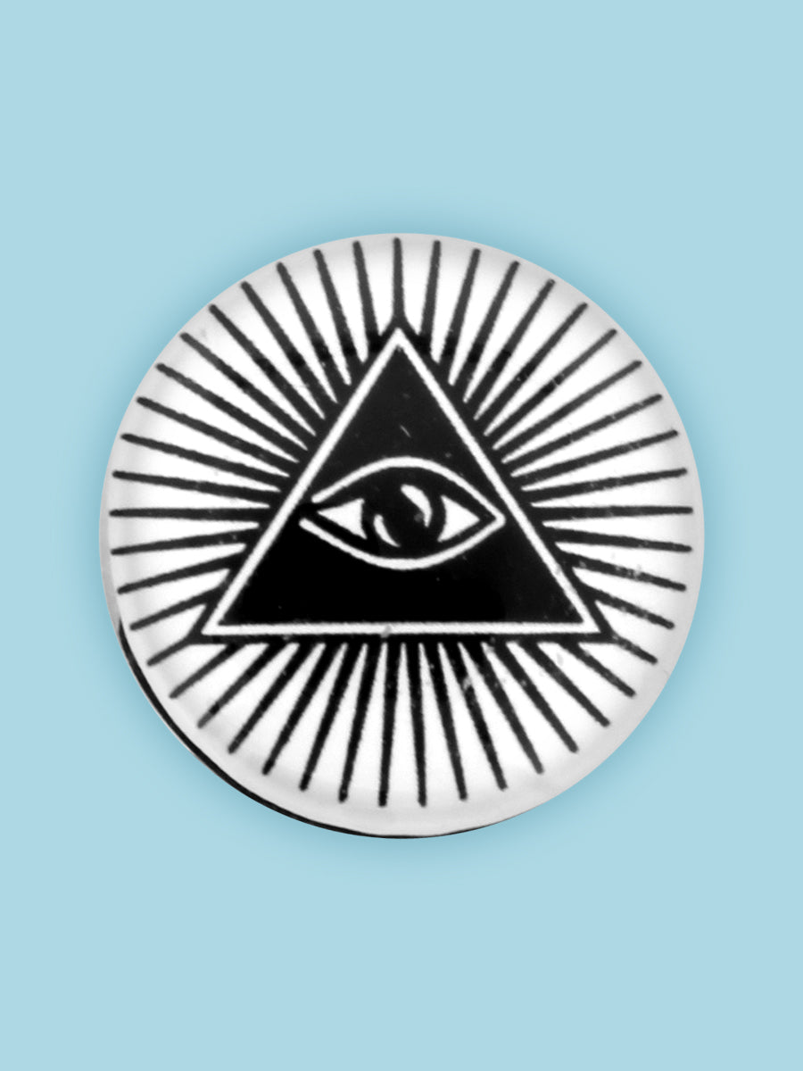 All Seeing Eye Enamel Pin Badge