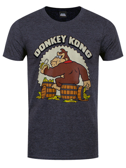 Nintendo Donkey Kong Bananas Men's Heather Grey T-Shirt