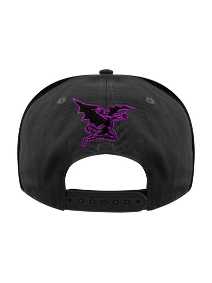 Black Sabbath Wavy Logo Charcoal/Black Baseball Cap