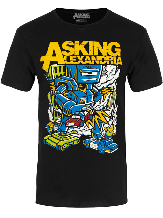 Asking Alexandria Killer Robot Men's Black T-Shirt