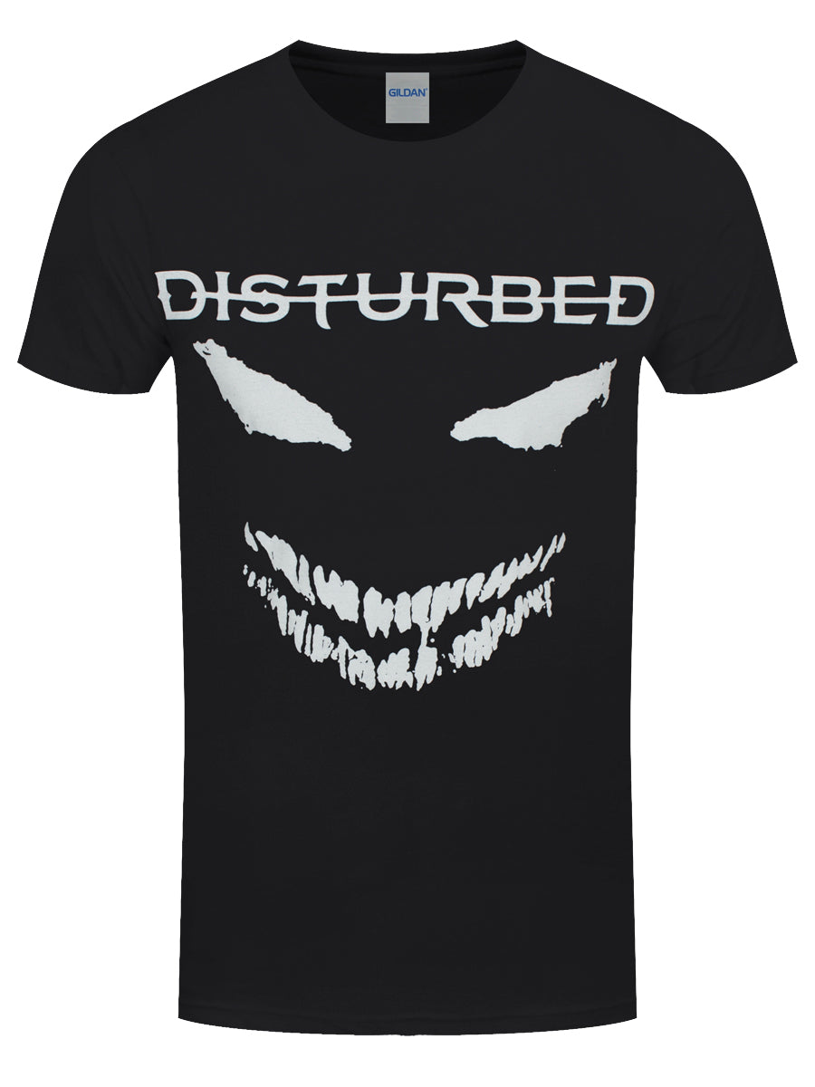 Disturbed Scary Face Candle Men's Black T-Shirt