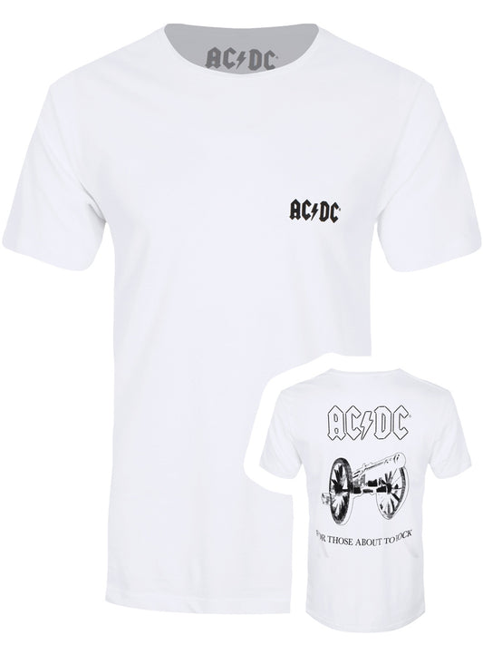 AC/DC For Those About To Rock Men's White T-Shirt