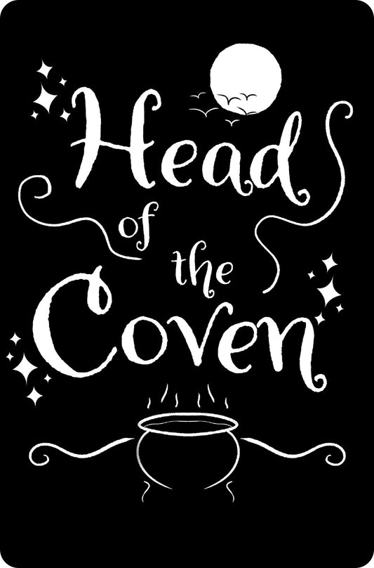Head Of The Coven Greet Tin Card