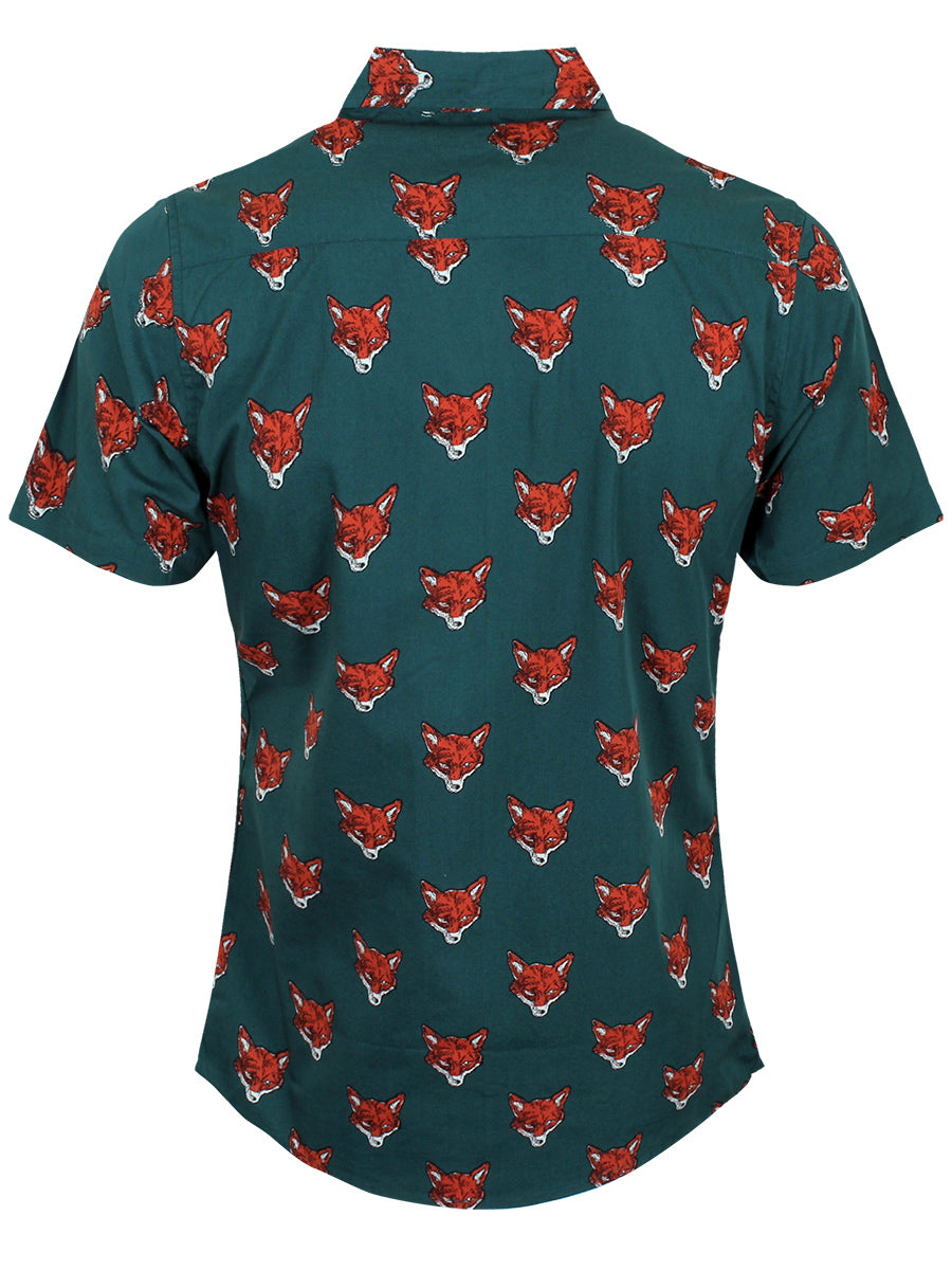 Run & Fly Preppy Fox Retro Short Sleeve Shirt