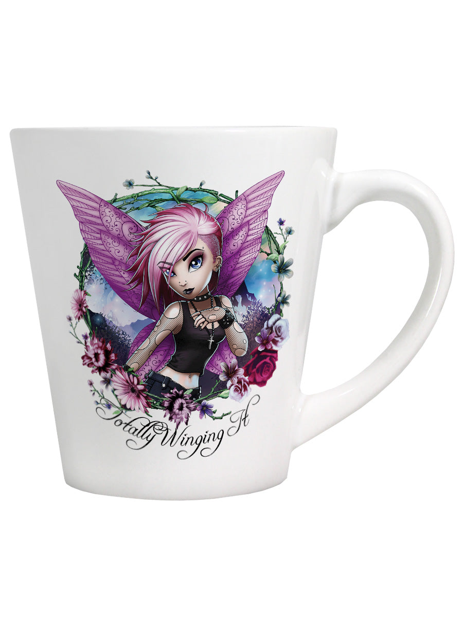Hexxie Violet Totally Winging It Latte Mug
