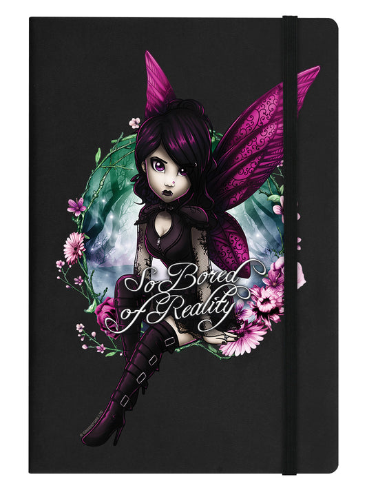 Hexxie Rose So Bored Of Reality Black A5 Hard Cover Notebook