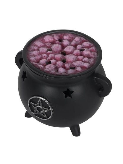 Pentagram Cauldron Incense Cone Burner