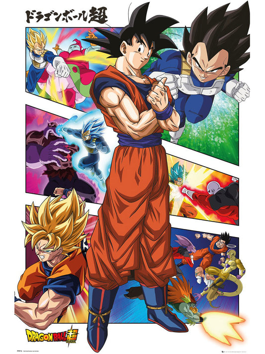 Dragon Ball Super Panels Maxi Poster