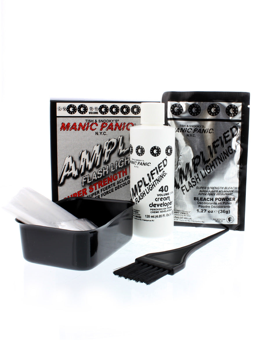 Manic Panic Flash Lightning Super Strength Bleach Kit (40 Volume Cream Developer)