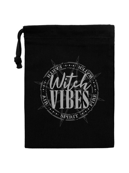 Elemental Witch Vibes Black Crystal Bag