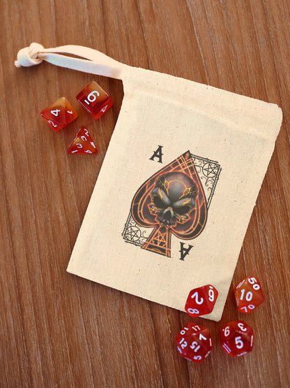 The Ace Of Spades Small Dice Bag