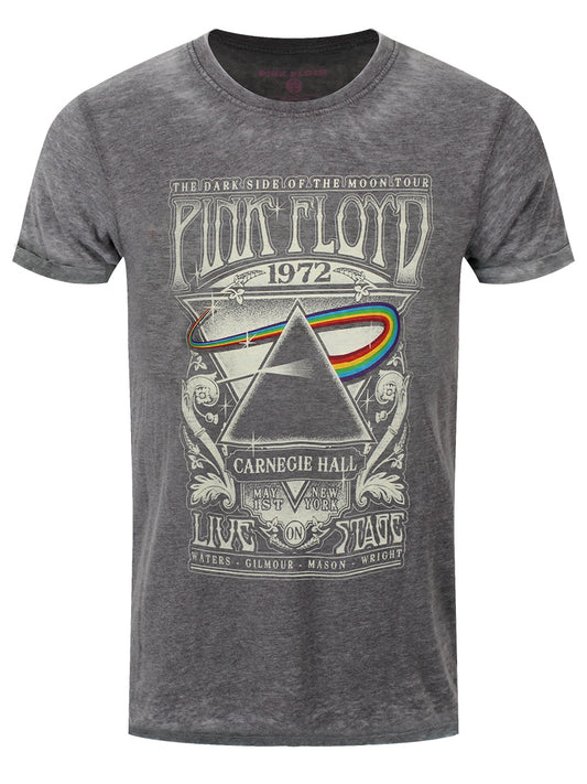 Pink Floyd Carnegie Hall Men's Burnout T-Shirt