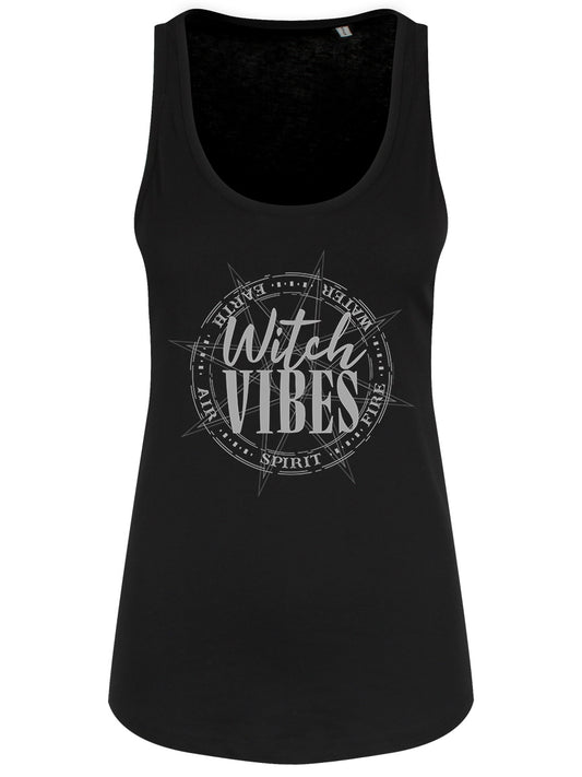 Elemental Witch Vibes Black Floaty Tank