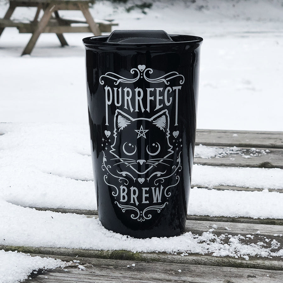 Alchemy Purrfect Brew Double Walled Travel Mug