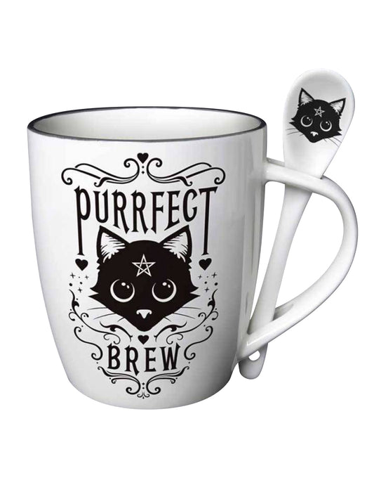Alchemy Purrfect Brew Mug & Spoon Set