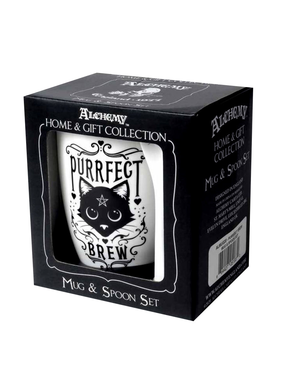 Alchemy Purrfect Brew Mug & Spoon Set