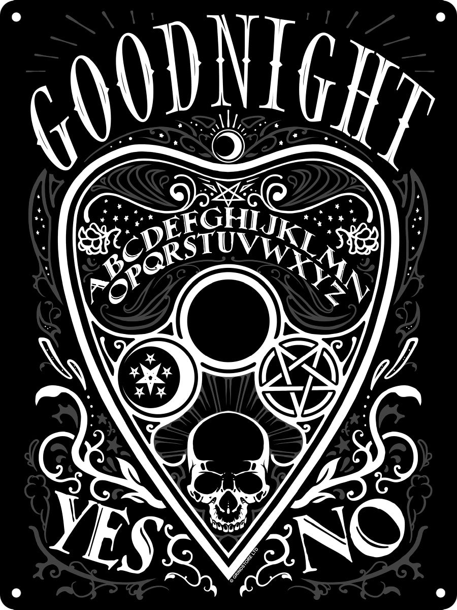Ouija Goodnight Mini Tin Sign