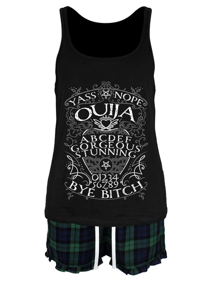 Ouija Bye Bitch Ladies Short Pyjama Set