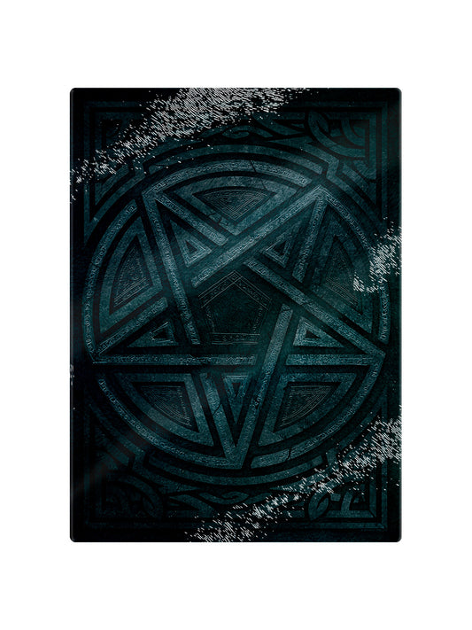 Gothic Pentagram Glass Chopping Board