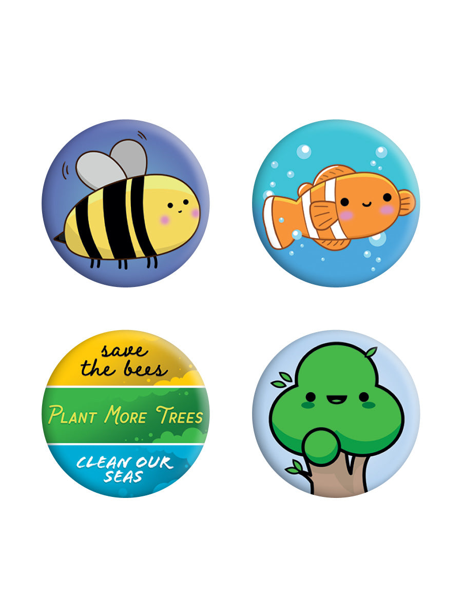 Plant More Trees Badge Pack