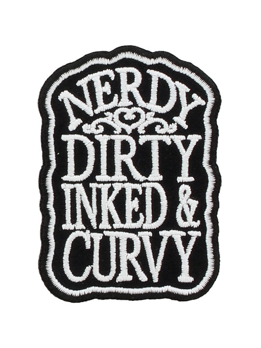 Nerdy Dirty Inked & Curvy Patch