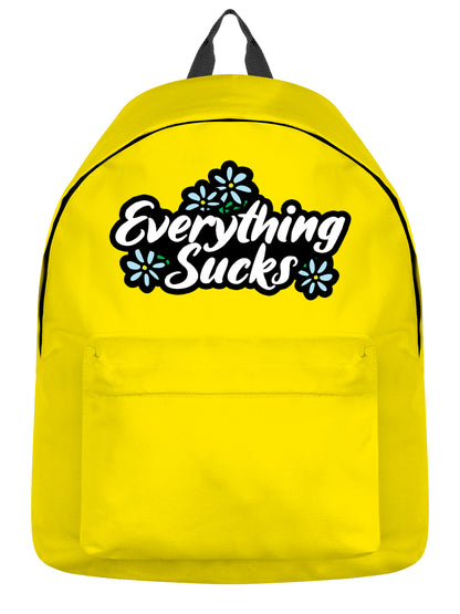 Everything Sucks Yellow Backpack